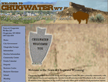 Tablet Screenshot of chugwater.com